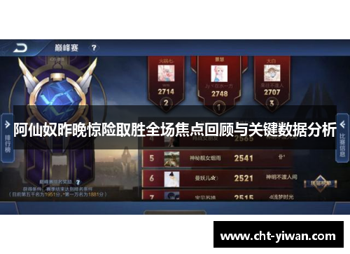 阿仙奴昨晚惊险取胜全场焦点回顾与关键数据分析